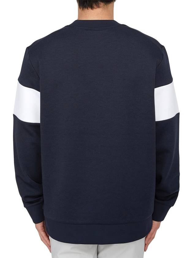 Men's Kameron Crew Neck Sweater Navy - J.LINDEBERG - BALAAN 4