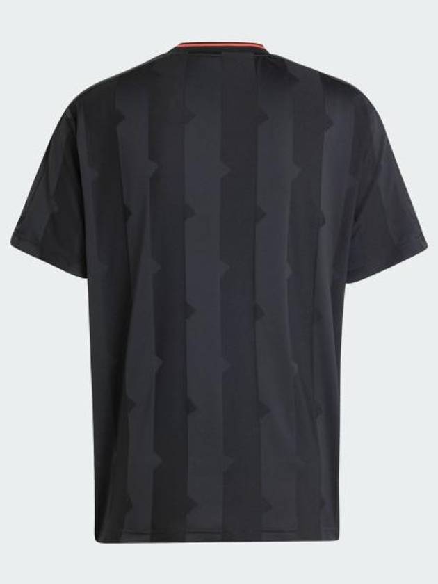 House of Tiro Jacquard Jersey Short Slevee T Shirt Black - ADIDAS - BALAAN 3