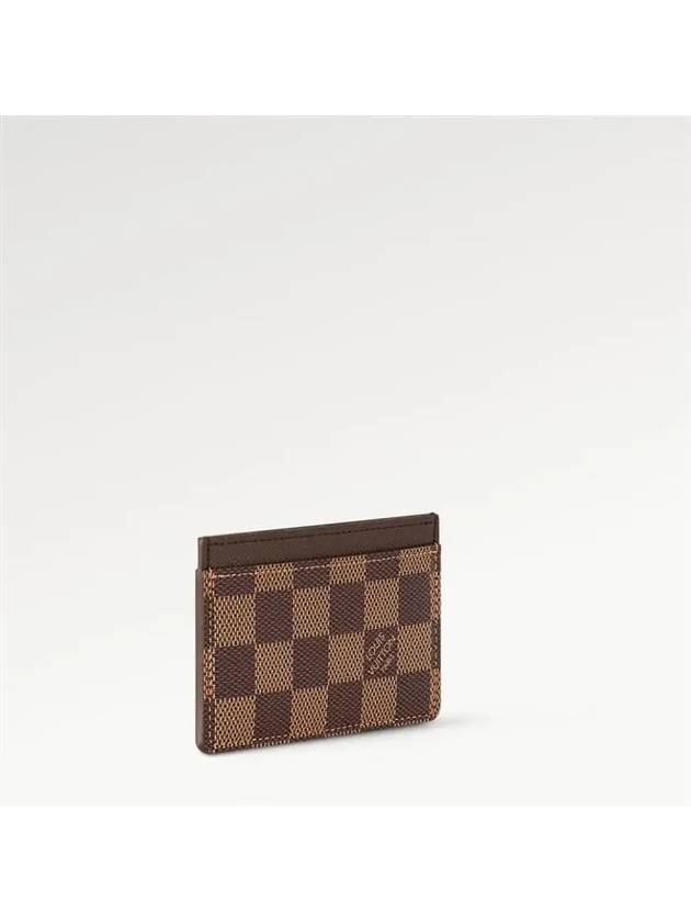 Damier Canvas Card Wallet Brown - LOUIS VUITTON - BALAAN 4