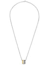 Monogram Bold Necklace Gold Silver - LOUIS VUITTON - BALAAN 3