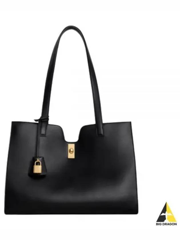 Cabas 16 Smooth Calfskin Tote Bag Black - CELINE - BALAAN 2