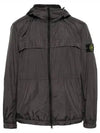 Garment Dyed Crinkle Reps R-Nylon Jacket Grey - STONE ISLAND - BALAAN 2