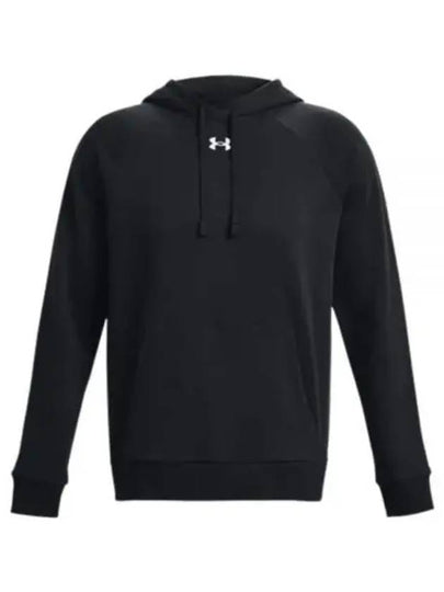 UA Rival Fleece Hoodie Black - UNDER ARMOUR - BALAAN 2