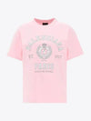 College 1917 Print Short Sleeve T-Shirt Pink - BALENCIAGA - BALAAN 2