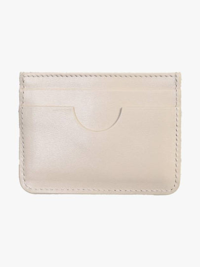 heart logo card wallet cream - AMI - BALAAN 2