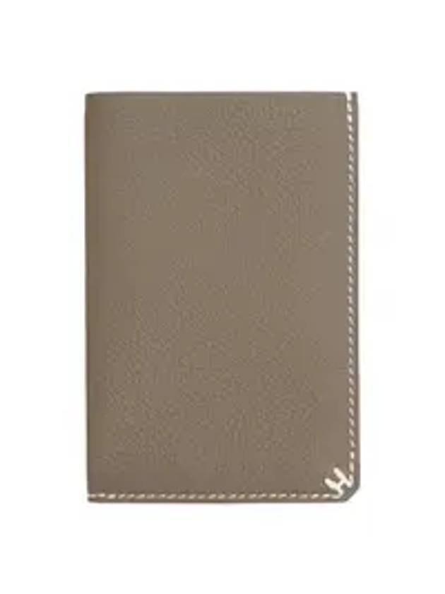 H Sellier 3CC Card Wallet Grey - HERMES - BALAAN 1