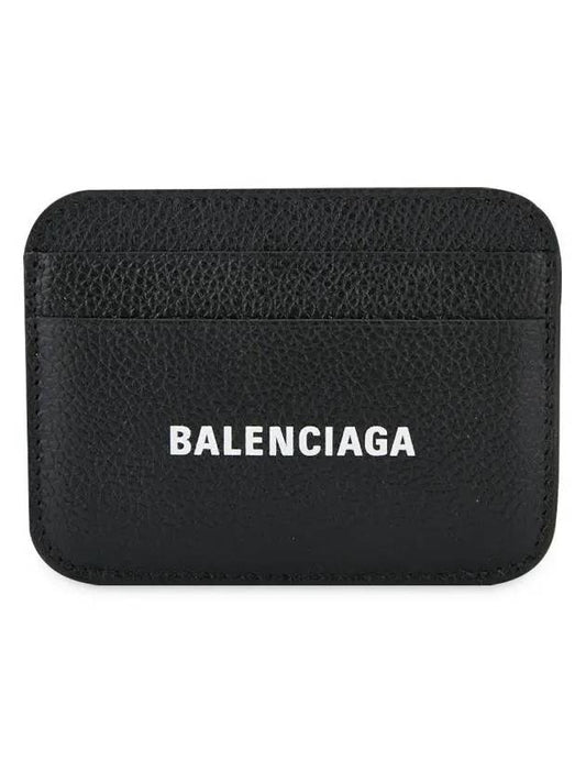 Cash Logo 2 Fold Card Wallet Black - BALENCIAGA - BALAAN 2