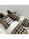 Vintage Check Suede Leather Sneakers Archive Beige - BURBERRY - BALAAN 6