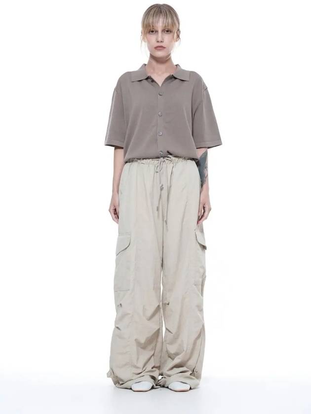 Women s NPCP BE Nylon Parachute Cargo Pants Beige - CHANCE'S NOI - BALAAN 4