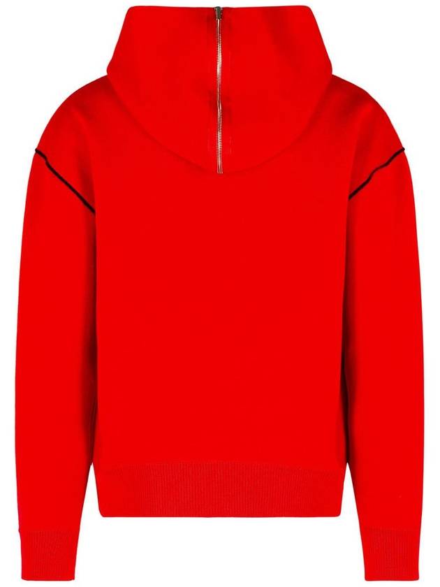 Lanvin 'Loose' Red Wool Blend Sweatshirt - LANVIN - BALAAN 3