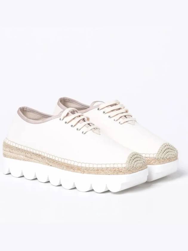 Espadrille Wedge Low Top Sneakers White - MARNI - BALAAN 2