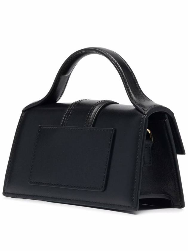 Le Bambino Gold Hardware Logo Mini Tote Bag Black - JACQUEMUS - BALAAN 4