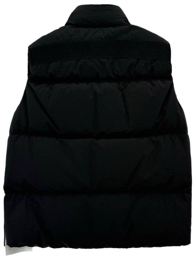 High Neck Padded Vest Black - STONE ISLAND - BALAAN 3