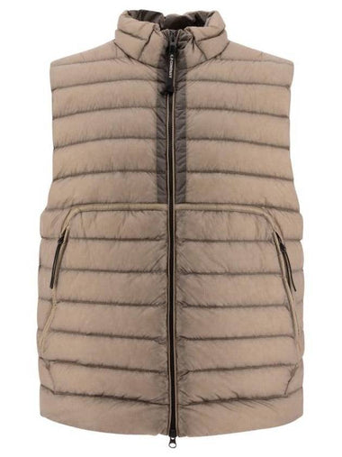 D.D.Shell Lens Down Vest Vintage Khaki - CP COMPANY - BALAAN 1