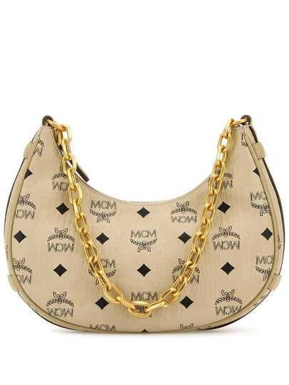 Aren Crescent Shoulder Bag Ivory - MCM - BALAAN 2