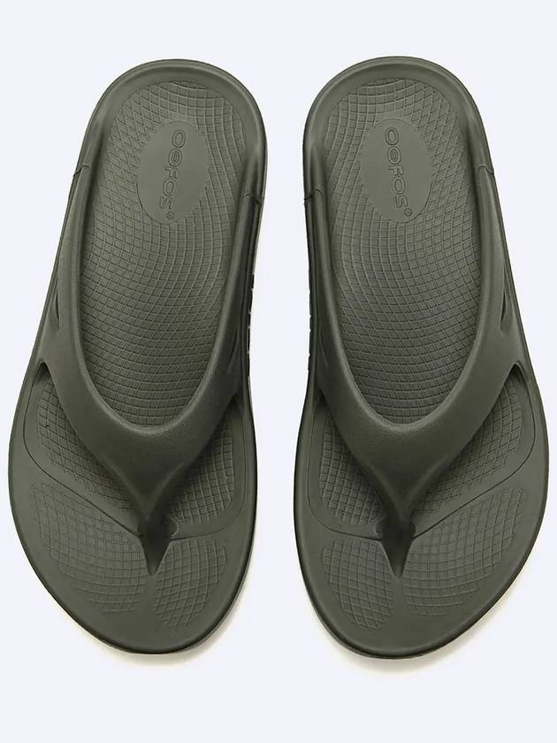 Women s Original Flip Flops Olive - OOFOS - BALAAN 2