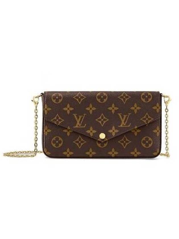 Felicie Pochette Monogram Shoulder Bag Brown Fuchsia - LOUIS VUITTON - BALAAN 1