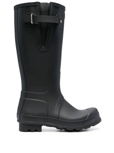 Tall Side Adjustable Wellington Long Rain Boots Black - HUNTER - BALAAN 1