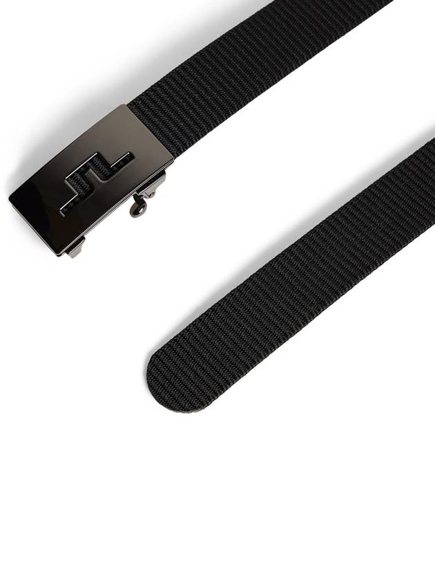 Men's Roy Webbing Belt Black - J.LINDEBERG - BALAAN 3