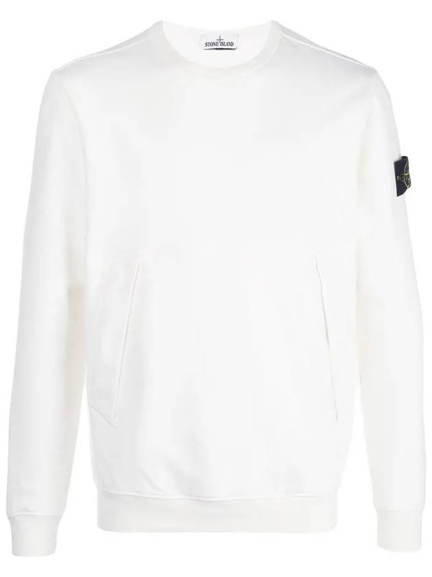 Wappen Pocket Sweatshirt White - STONE ISLAND - BALAAN 2