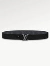 LV Initiales 35MM Reversible Monogram Leather Belt Black - LOUIS VUITTON - BALAAN 4