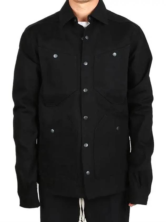 Dark Shadow DL02B1799 HBLKJP 09 Shirt Jacket - RICK OWENS - BALAAN 1