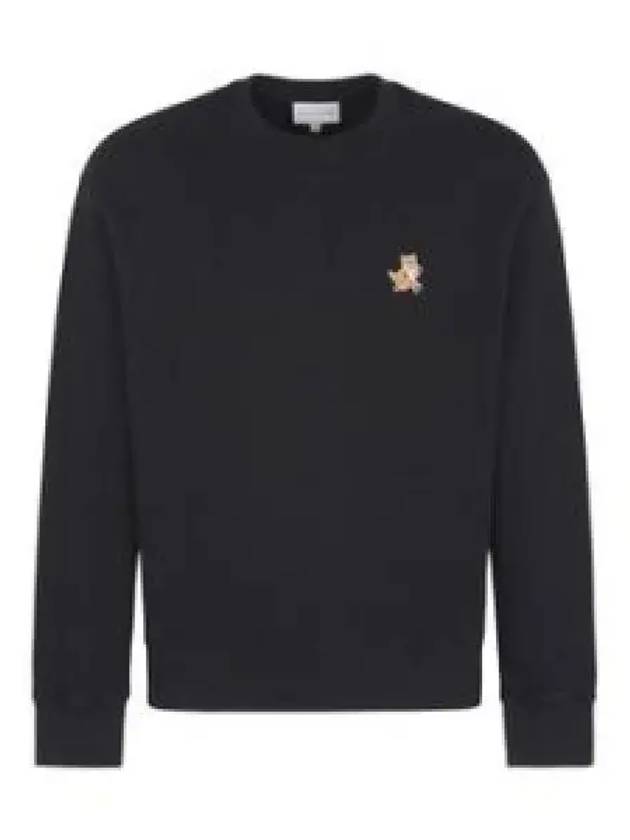 Fox Cotton Sweatshirt Black - MAISON KITSUNE - BALAAN 2