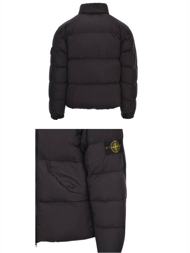 Crinkle Reps Compass Badge Down Padding  Black - STONE ISLAND - BALAAN 6