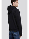 Logo Detail Zip Up Hoodie Black - DOLCE&GABBANA - BALAAN 5