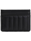 Lola Quilted Card Wallet Black - BURBERRY - BALAAN 3