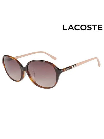 Sunglasses L854SA 214 Round Acetate Women - LACOSTE - BALAAN 1