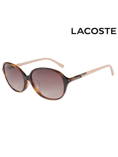 Sunglasses L854SA 214 Round Acetate Women - LACOSTE - BALAAN 2