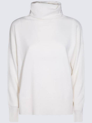 Cruciani White Wool Knitwear - CRUCIANI - BALAAN 1