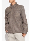 Wool Long Sleeve Shirt Brown - BOTTEGA VENETA - BALAAN 4