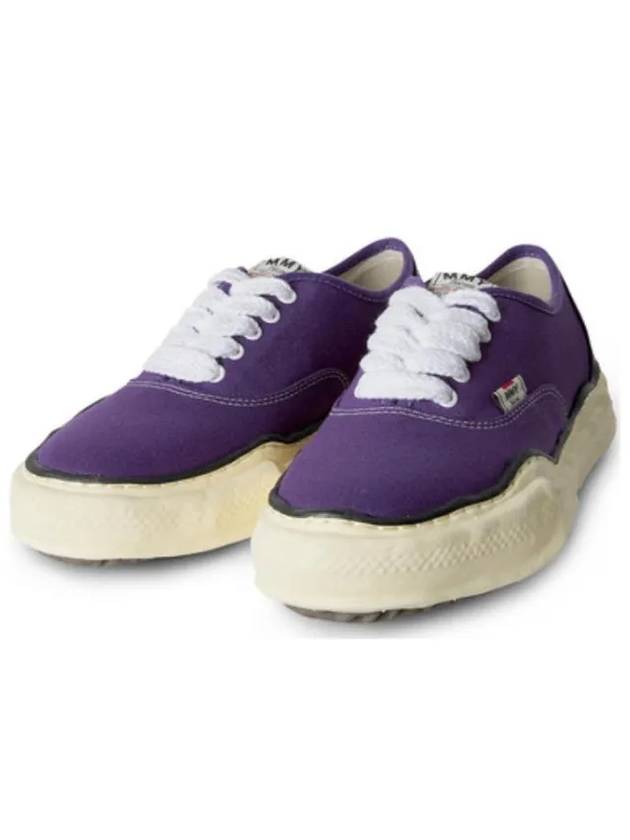 Baker OG Sole OD Canvas Low-top Sneakers Purple - MIHARA YASUHIRO - BALAAN 3