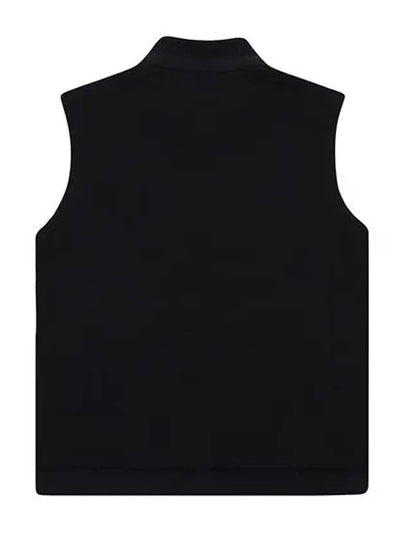 Cushion paper half zip-up vest 9803LZLPDBLUE - BLACK&WHITE - BALAAN 2