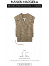 Botanical Dye Knit Vest Anthracite - MAISON MARGIELA - BALAAN 3