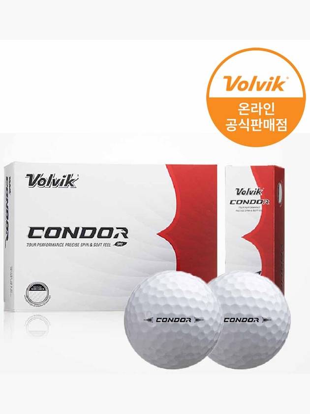 Condor urethane golf balls 3 pieces, 12 balls - VOLVIK - BALAAN 1