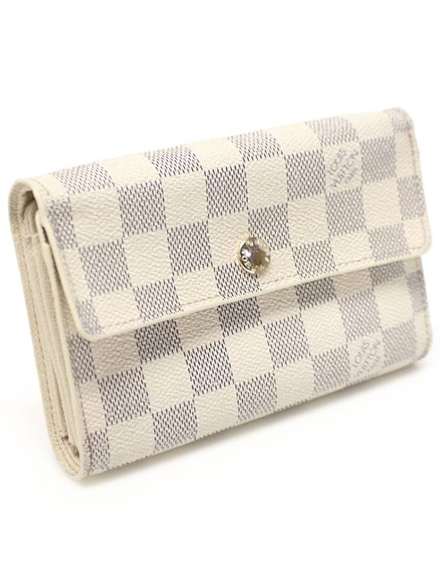 N63068 Damier Azur Canvas Alexandra Wallet Medium - LOUIS VUITTON - BALAAN 2