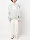 Mikoy Big Logo Cotton Sweatshirt Light Blue - ISABEL MARANT - BALAAN 6