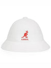 Hat K3407 WHITE 3407 Bermuda Big Logo Casual Bucket Hat Men's Hat Women's Hat - KANGOL - BALAAN 1