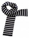 Striped Muffler Marine Ecru - SAINT JAMES - BALAAN 1