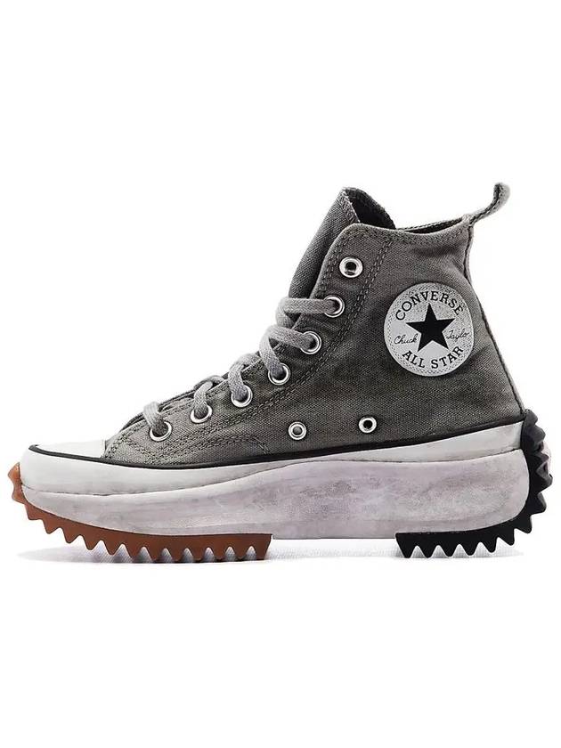 Runstar Hike High Sneakers Smoke Gray - CONVERSE - BALAAN 4