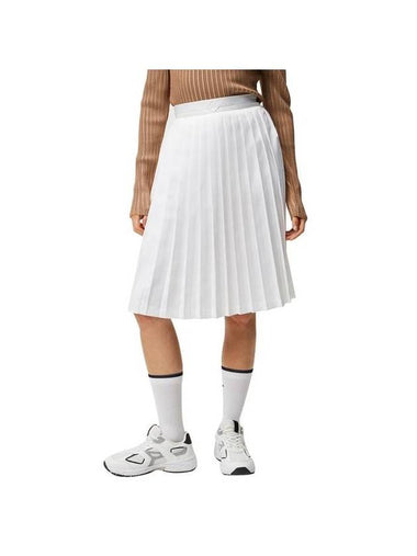 Dorothea Pleated Skirt White - J.LINDEBERG - BALAAN 1