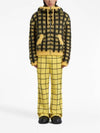 Check Mohair Hooded Jacket Yellow - MARNI - BALAAN 5