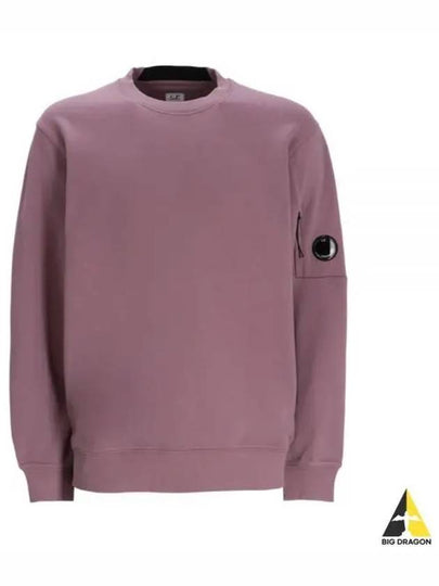 Diagonal Raised Fleece Lens Sweatshirt Purple - CP COMPANY - BALAAN 2