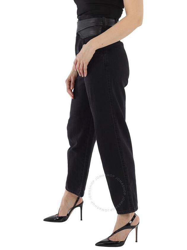 Pinko Ladies Black Shelby Slim-fit Trousers, Waist Size 27" - PINKO - BALAAN 2