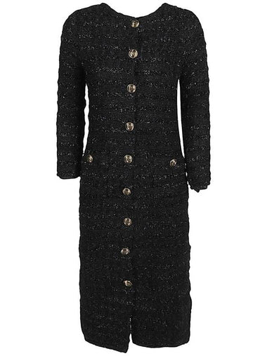 wool midi button dress 704556T16511000 B0710251527 - BALENCIAGA - BALAAN 1