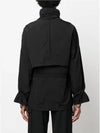 Deel Drawstring Waist Jacket Black - MONCLER - BALAAN 6