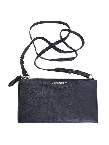 Antigona Leather Cross Bag Navy - GIVENCHY - BALAAN 1